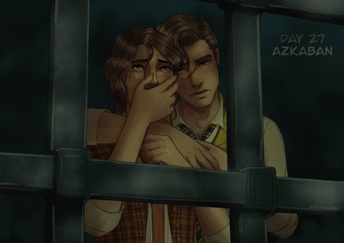 Hogtober Day 27 : Azkaban

Another passage from my fanfic with Ariane and Peter 

#hogtober #HogwartsLegacy #Hogwarts #HL学生証 #HogwartsLegacyArt #inktober2023 #Inktober #HogwartsLegacyMC #azkaban