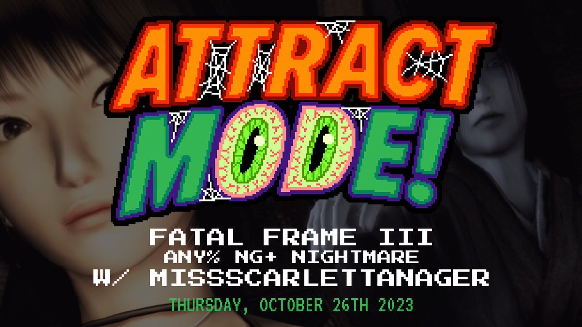 ladyarcaders's tweet photo. Last #Halloween Attract Mode!, @MissScarletTana guided us through the terrifying #FatalFrameIII: The Tormented! She took photos of ghosts to kill them, narrowly escaping on several occasions! @LinearC_twitch was on comms with @critiquequartz hosting!
https://t.co/HeIBPfNjUk 📸 https://t.co/xkvBCITekY
