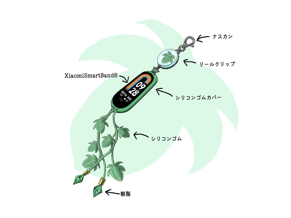 pettohoshii's tweet image. plantic green
#XiaomiSmartBand8ストラップデザインアワード #デザインにもっと自由を #Magicforeveryone