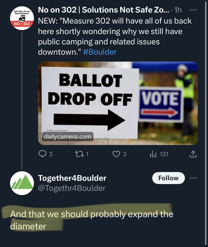 How much bigger of a diameter will finally be the right size for the “safe zone”?

No amount of time or money will satiate this need to keep people moving who have nowhere to go. This is exactly what’s wrong with enforcement-only approaches.