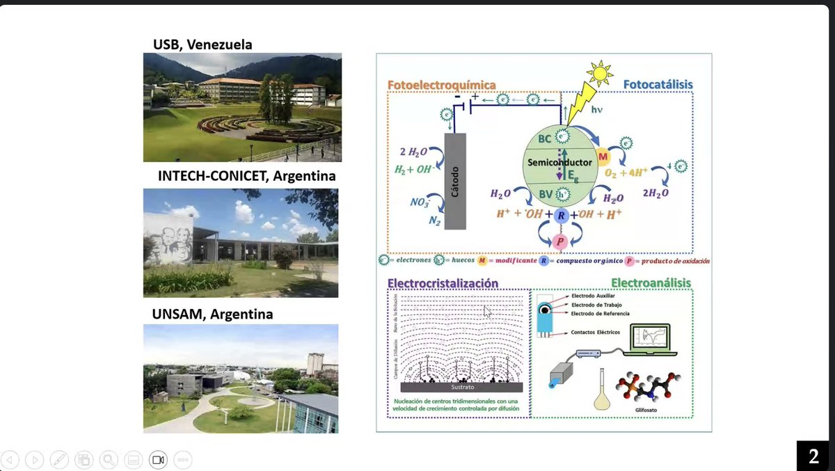 bscharifker's tweet photo. Hoy @ron_evb ofreció una interesante charla a los estudiantes de Química de @campusb sobre "Fotoelectroquímica, Mecanismos y un Paseo por la Fisicoquímica Fundamental: el caso de las celdas fotoelectrolíticas que impactan en ambiente y energía" ¡Felicitaciones Ronald! https://t.co/Pa7WuEYMTn
