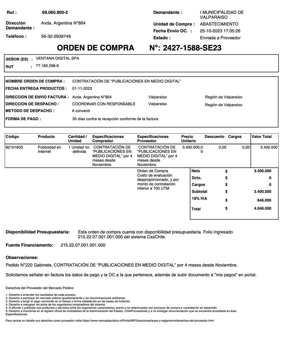 🧵¿Descentralización inversa?
El <a href="/MunicipioValpo/">Muni Valparaíso</a> está financiando "La Voz de los que sobran", el medio capitalino de Alejandra Valle y Daniel Stingo, a través de dos tratos directos "a lo amigo" que suman $6,4 millones.