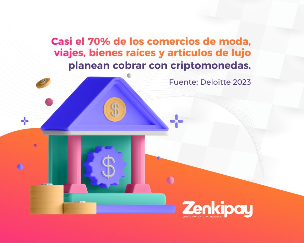 Zenkipay's tweet photo. En los próximos dos años, 7 de cada 10 empresas van a estar aceptando criptos como forma de pago. ¿Estás listo para el futuro? Dale un paso adelante con Zenkipay: https://t.co/gj5RnMpFdz 🚀💸 #Zenkipay #Paywithcrypto #Criptomonedas #Cryptos #cryptopayments #ecommerce https://t.co/UjkOeAVePk