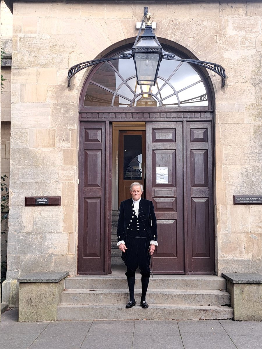At Gloucester Crown Court this morning for 'Getting Court' when a group from a local school come into court to see what goes on. A great initiative started by a previous High Sheriff of Gloucestershire, and one which should be national.
