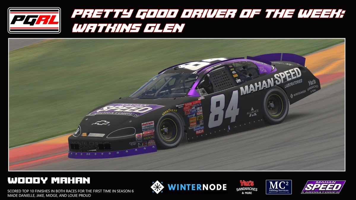 Pretty Good Racing League tweet media