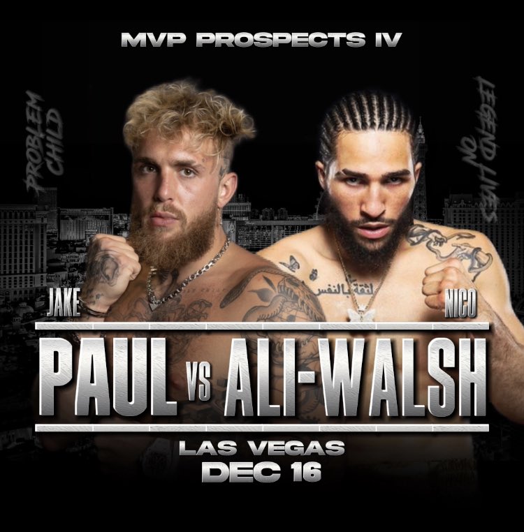 PAUL vs. ALI-WALSH | Live on Dazn | #PaulAliWalsh #JakePaul #NicoAliWalsh #MostValuablePromotions #MVP #MVPProspects #Boxing