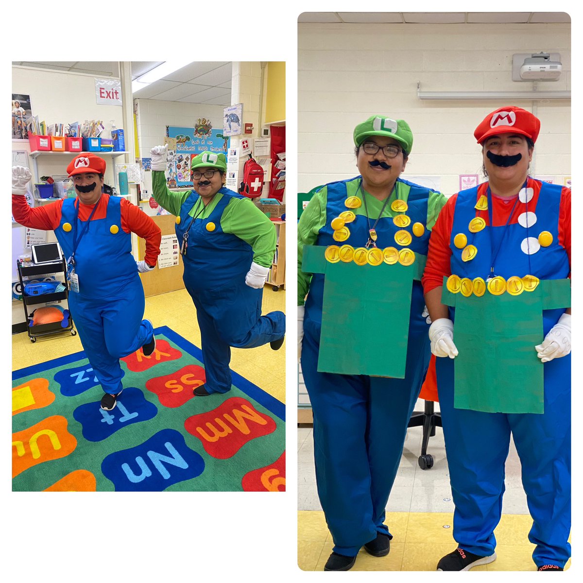 Paper bag costume parade 😊. Made our paper bags into tunnels with coins. #teamworkmakesthedreamwork #prek3 #makelearningfun #lovebeingaprekteacher #TeacherAndAideDuo <a href="/ann59448743/">ann</a>