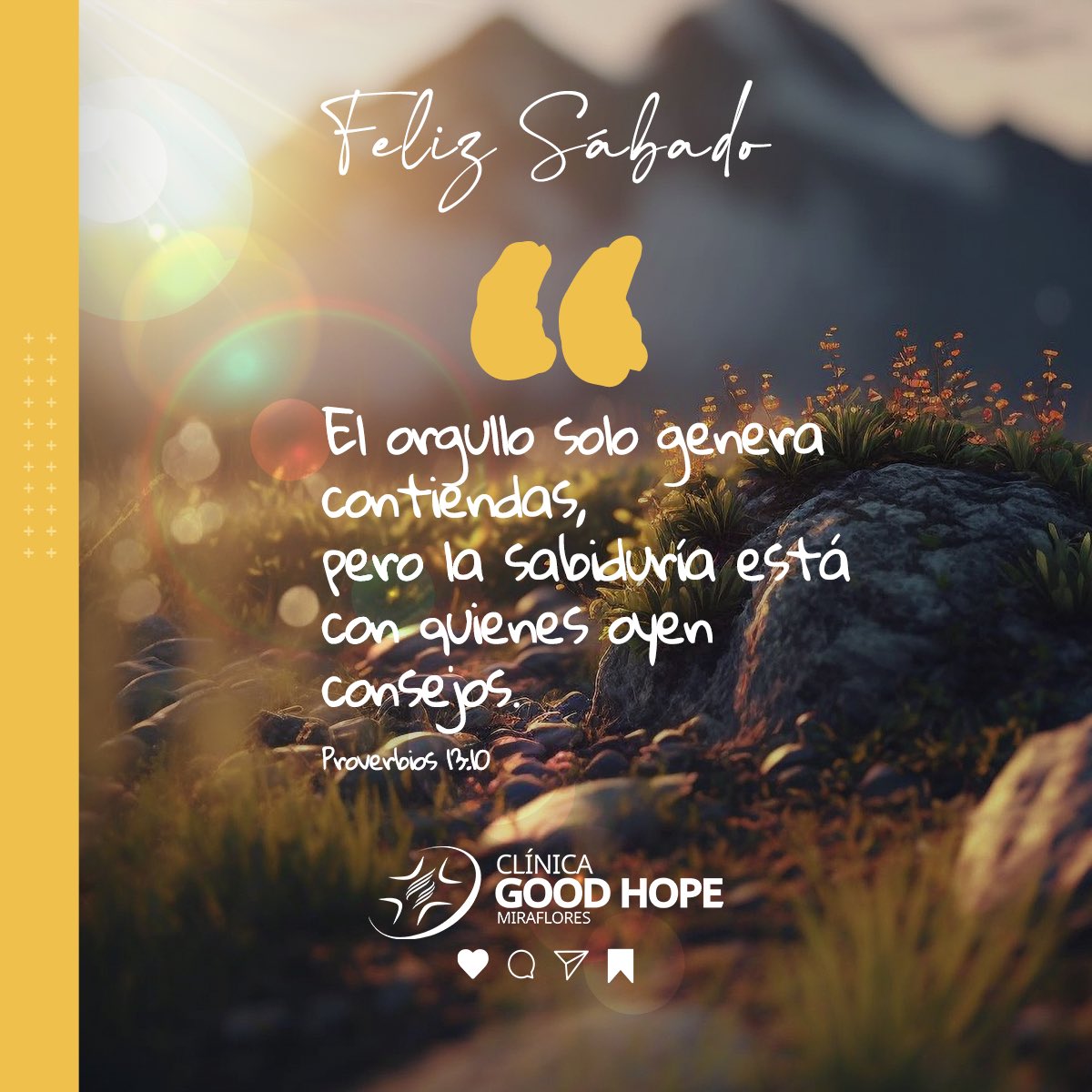 Feliz sábado querida familia y amigos #GoodHope. 
Que mejor momento para pedir a Dios sabiduría de lo alto.

Dejamos esta linda melodía que sea de bendición hoy.  
🧑‍💻 youtu.be/M4JWO4AZCMI?si…

#ClinicaGoodHope #iglesiaadventista #ServirSanarySalvar #FelizSabado