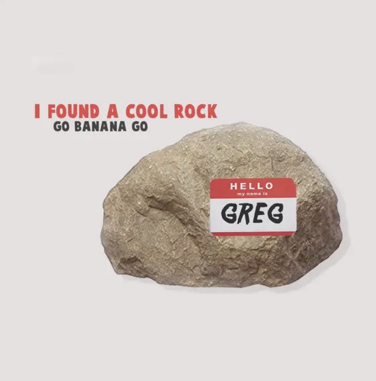 gobananagoband's tweet photo. We have a new song out today! Go listen to “I Found A Cool Rock” wherever you get music! https://t.co/eR1e23PwjK