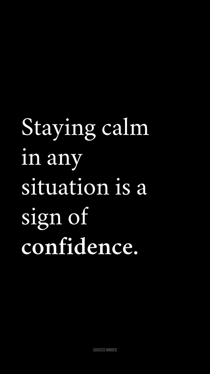 _SuccessMinded_'s tweet photo. Staying calm. https://t.co/mNh6ucCjcR