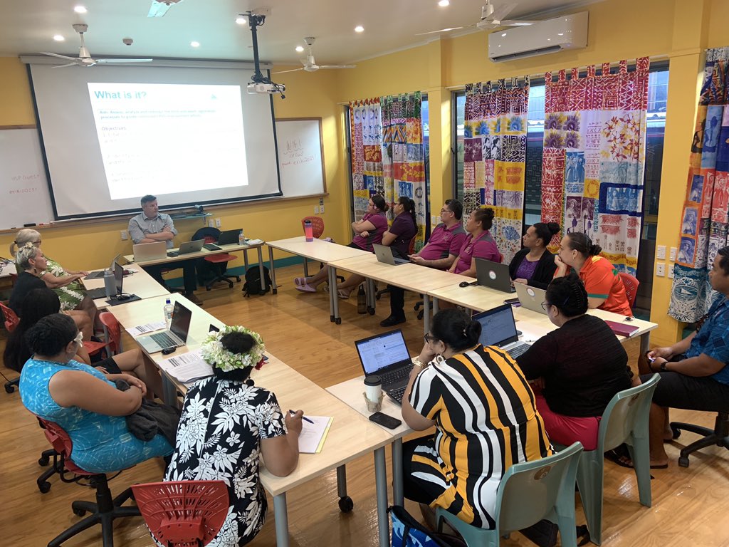 A fantastic three days mapping the business processes for births, deaths, marriages, divorce, adoptions and name changes in the beautiful Cook Islands.  Great to meet such a dedicated group of workers from across the public service.  Workshop web page - lnkd.in/gtVHDHeq