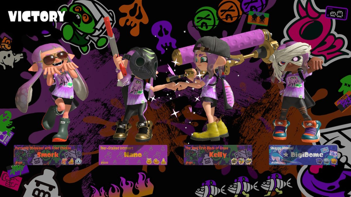 i finally remembered to stand up for fist bumps #Splatoon3 #NintendoSwitch