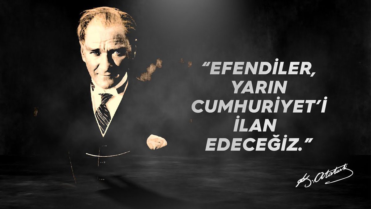 #100ünüCumhuriyeteDön
Yaşasın CUMHURİYET 🇹🇷
#TürkiyeCumhuriyeti100Yaşında
#İlelebetCumhuriyet
#MustafaKemalAtatürk
#NeMutluTürkümDiyene
#CumhuriyetBayramıKutluOlsun