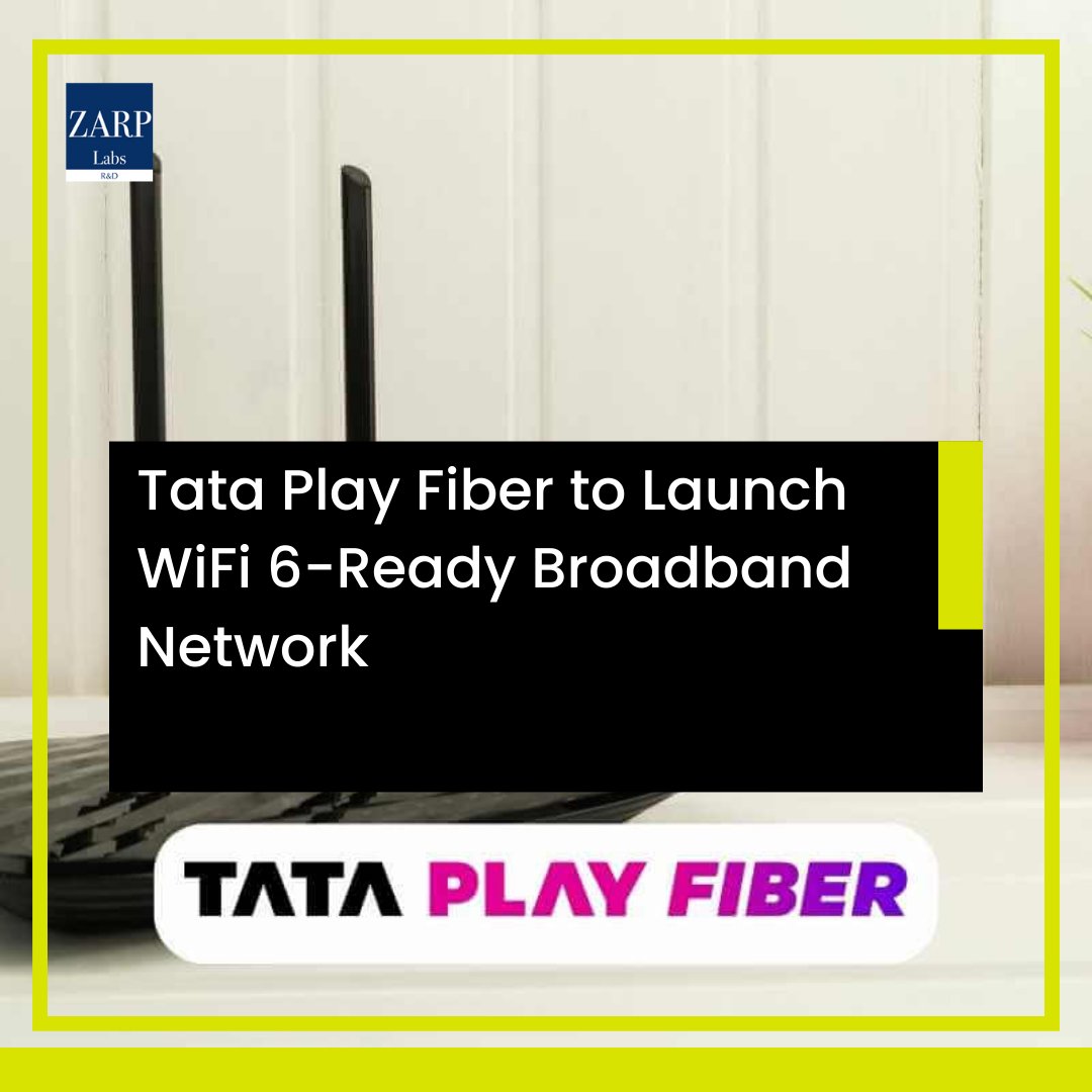 Tata Play Fiber has partnered with Nokia to launch India's first WiFi 6-ready broadband network, offering differentiated services and a rich indoor user experience for its customers.

#telecom #news #zarplabs #technews #telecomunicacoes #telecom #IoT #5G #technology #AI