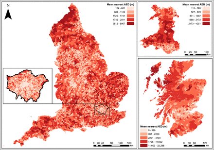 Automated external defibrillator location and socioeconomic deprivation in Great Britain bit.ly/3OXHGWH