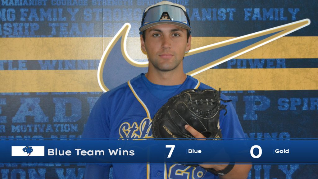 Blue Takes Game 1!
Devin Goins led the way with a huge 3 run blast!!