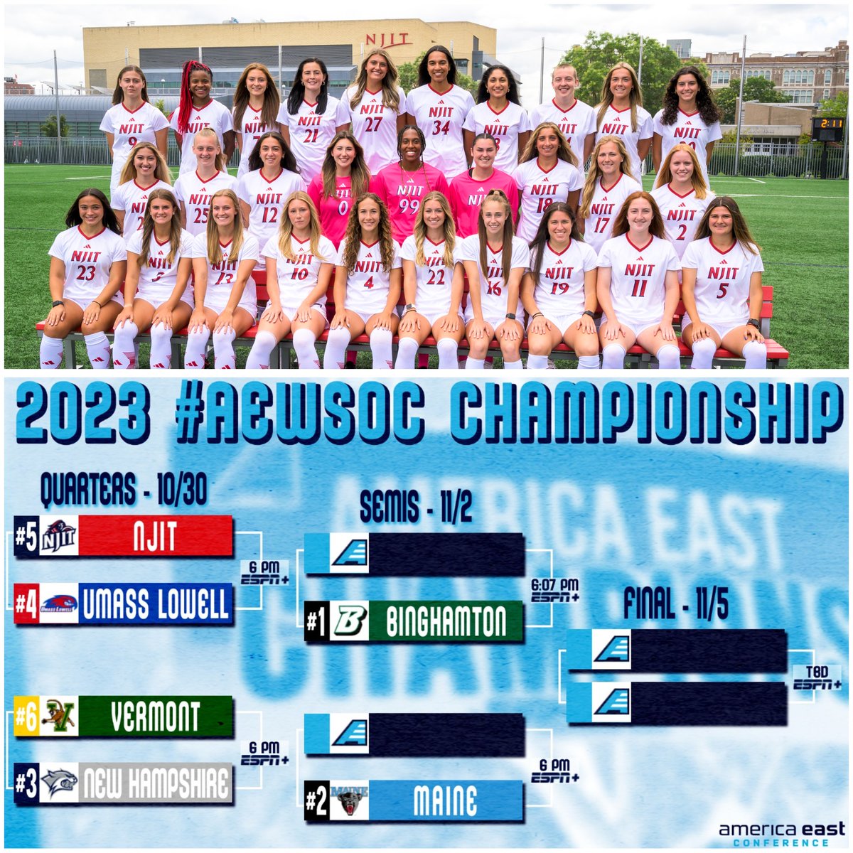 NJIT Women's Soccer tweet media