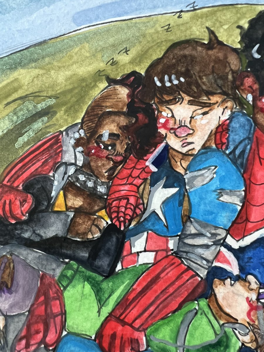 ChuchuAurora's tweet photo. Sleepy eppy spiderband
❧
❧
❧
❧
❧
#spiderband #comichobiebrown #comichobiexmj #spiderpunk #riotheart #daredevil #kamala #punkhulk . https://t.co/IS8AbecJkc