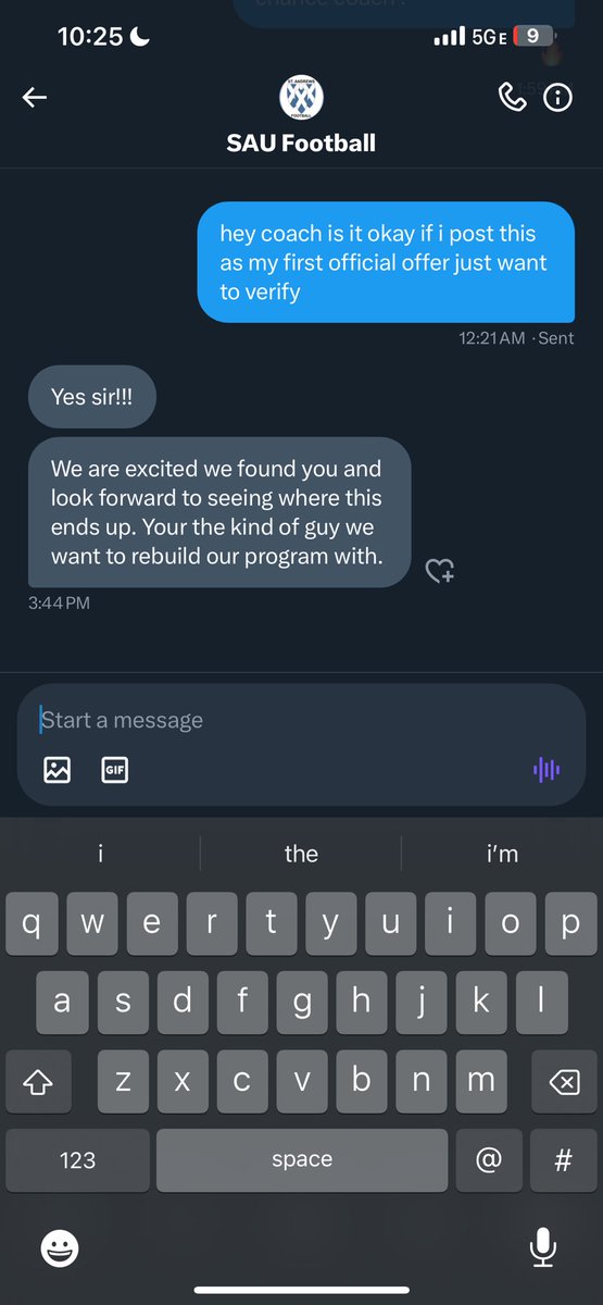 Truly best to receive my first Division Il From <a href="/StAndrewsFB/">SAU Football</a> I'm truly greatful for this opportunity to play at the next level <a href="/CoachA954/">Renel Augustin</a> @coachshellzNT <a href="/NovaTitanFB/">Nova High Football</a>