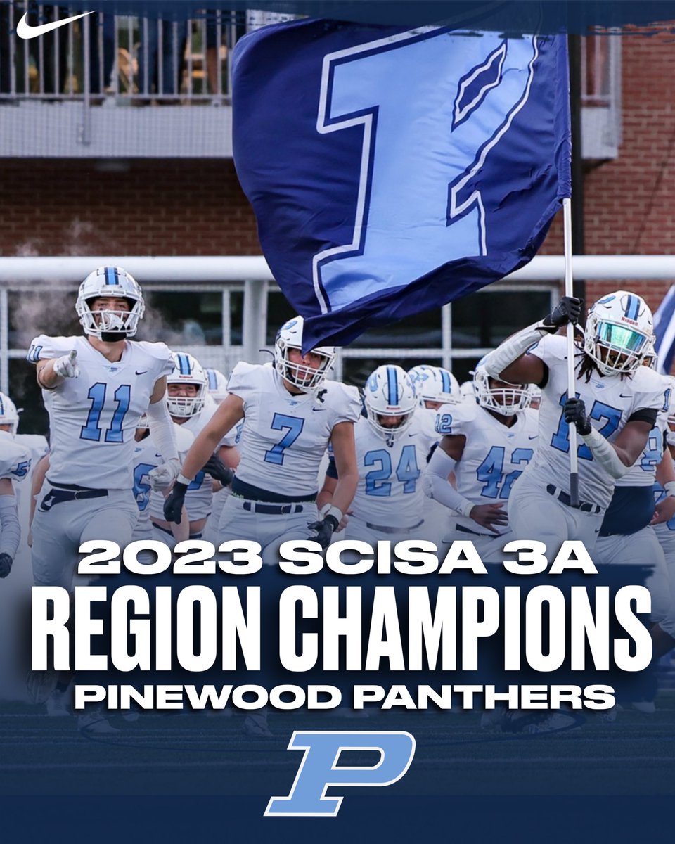 With tonights 14-13 win over Northwood Academy, your Pinewood Panthers improve to 7-3 on the season and for the first time in school history are Region Champions! 

We will be home for round 1 of the SCISA 3A playoffs next week.

#GoPanthers
