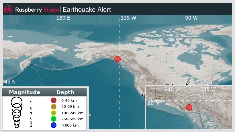 raspishakEQ's tweet photo. Preliminary M5.3 #Earthquake
ID: #rs2023vezhfo
101km/63miles from #WhitePass, in #SoutheasternAlaska
2023-10-28 03:44 UTC
@raspishake network
Join the largest #CitizenScience #seismograph community ➡ https://t.co/Y5O0dgJYzd
EVENT ➡ https://t.co/xjuzIKLFUZ https://t.co/UOhZsrfnqr
