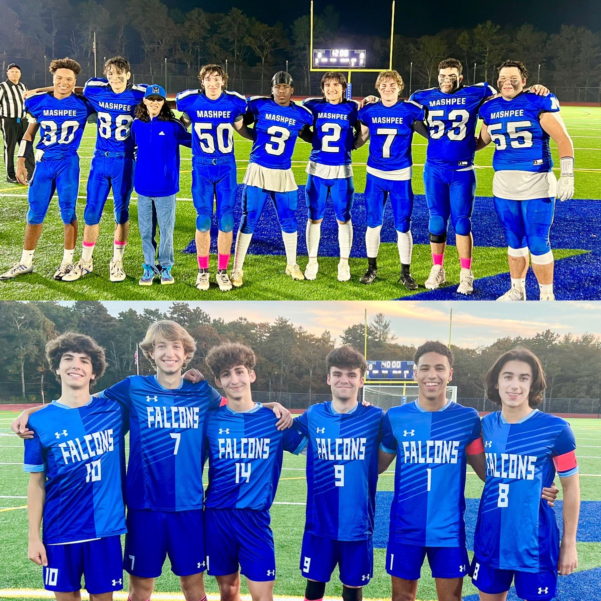 That’s a wrap on our senior recognition celebrations for the fall sports season at MMHS. It’s great to be in #Mashpee because of these student-athletes, their families, and our outstanding coaches.  We had perfect weather this week for each sport’s ceremony. 👍🏻💙