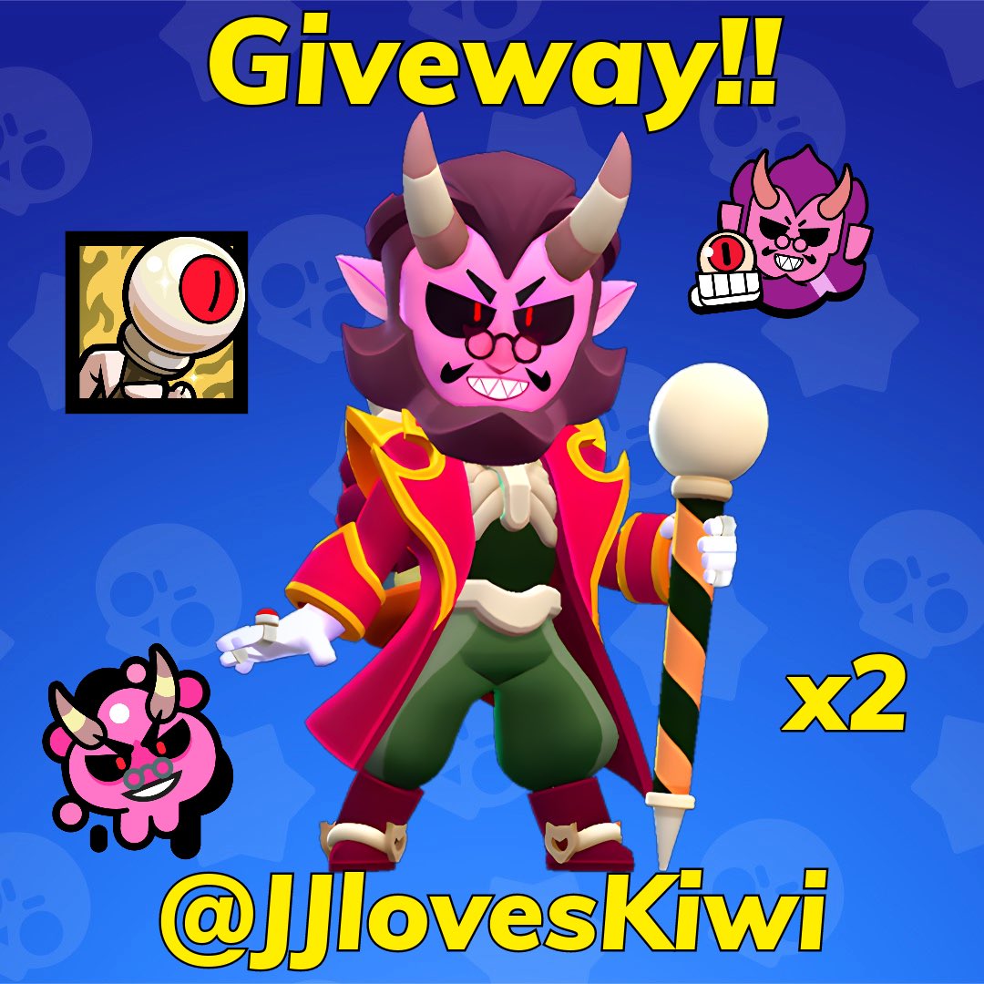 Better late than never

2 Ringmaster Byron + Pin + Spray + Profile icon giveaway!

Ends Nov 6th

To enter:
🟢 Follow me <a href="/JJlovesKiwi/">JJlovesKiwi</a> and <a href="/Kawaiigirlfren/">Kiwi🍡</a> 
♥️ Like this tweet and comment the best thing you’ve gotten from a star drop
🔁 Retweet

#RingmasterByronGiveaway #BrawlStars