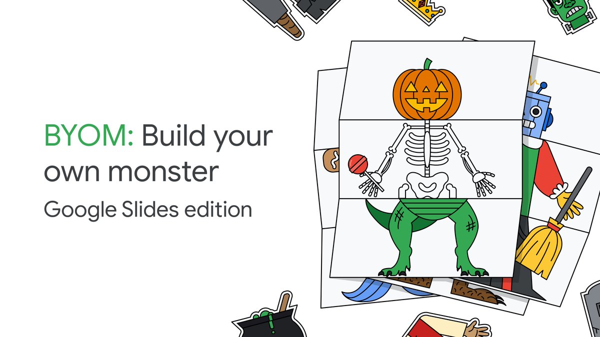 If you’re looking for a fa-boo-lous activity to bring into the classroom this season 👻, try this out in #GoogleSlides! Students can create their own monster with a fun backstory to their wicked 🧟 character: goo.gle/3MfWbEX