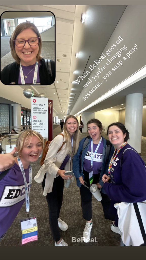 BethPesnell's tweet image. It’s been another incredible day at #NSTA23! These elementary #EDCATS definitely “belong here” and have learned so much! Grateful to @KSUCollegeofEd for making this possible! @NSTA #kssci