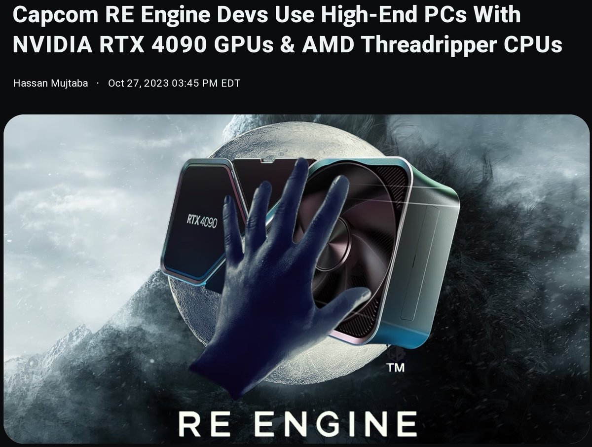 BlooHook's tweet image. Love to see when two things compliment each other... 🥂

#Capcom #REengine #PCFirst