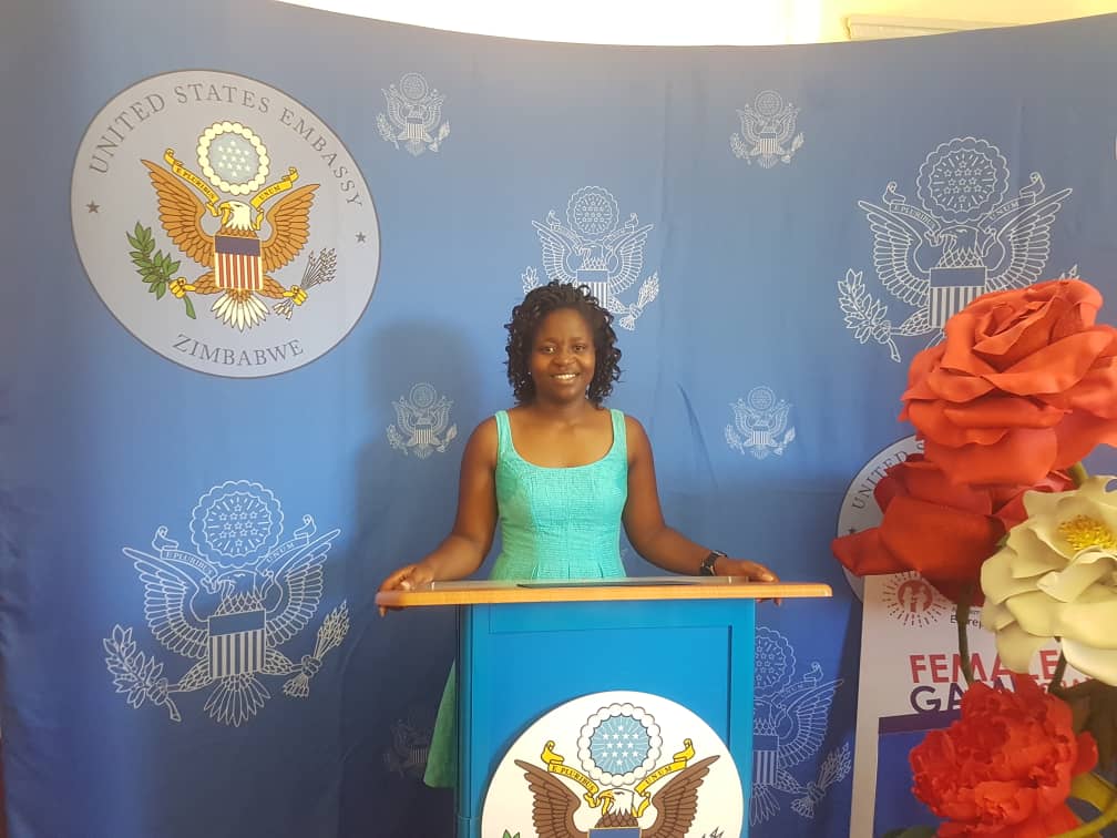 jesmva's tweet photo. Privileged to have graduated from the Academy of Women Entrepreneurs AWE. A @USEmbZim program run by #purseonpoint in Zim &amp; Pungwe Impact @wchimhepo in Mutare. 
So grateful for the seed funding which will go towards pushing my business. 
#AWEnergised
#usembassyzim
#aweinzim https://t.co/kckHUZ00Vq