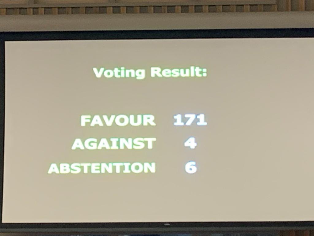 AmbKazUN's tweet image. Grateful to 🇺🇳 MSs for strongly supporting UNGA resolution “Addressing the Legacy of Nuclear Weapons: Providing Victim Assistance and Environmental Remediation to Member States Affected by the Use or Testing of Nuclear Weapons” tabled by 🇰🇿&amp;amp;🇰🇮 at this year’s #FirstCommittee.