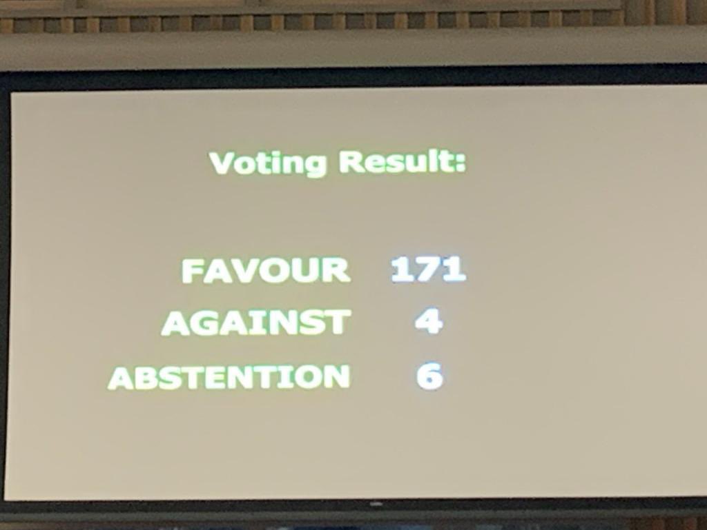 Grateful to 🇺🇳 MSs for strongly supporting UNGA resolution “Addressing the Legacy of Nuclear Weapons: Providing Victim Assistance and Environmental Remediation to Member States Affected by the Use or Testing of Nuclear Weapons” tabled by 🇰🇿&🇰🇮 at this year’s #FirstCommittee.