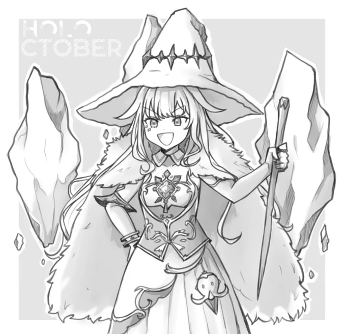 Rock Wizard #HOLOctober #bijouwled