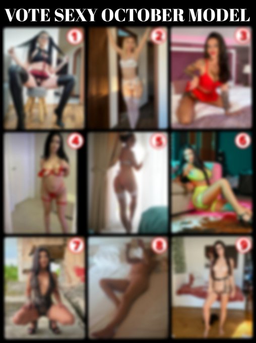 VOTE your favourite Sexy Girl https://t.co/0XpznA1bQ6  #onlyfans #contest #sexy #october #lingerie #halloween<a href="/tag/onlyfans"class="tags">#onlyfans</a><a href="/tag/lingerie"class="tags"><span>#lingerie</span></a><a href="/tag/sexy"class="tags"><span>#sexy</span></a><a href="/tag/halloween"class="tags"><span>#halloween</span></a><a href="/tag/october"class="tags"><span>#october</span></a><a href="/tag/spooky"class="tags"><span>#spooky</span></a><a href="/tag/contest"class="tags"><span>#contest</span></a>