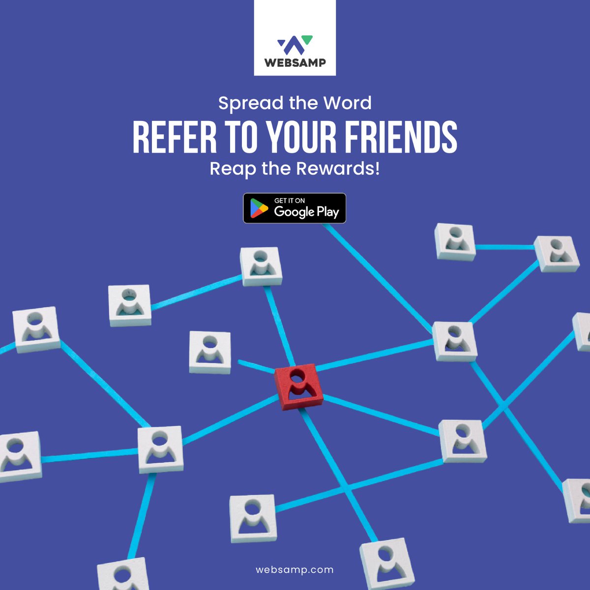 WebSamp's tweet photo. Share the Websamp app with your friends, and watch those extra points roll in. It's a win-win for everyone! Get started by downloading the app using this link: https://t.co/KsFcV1rKl3

#websampapp #Reffer #earnonline https://t.co/xA4N6Hgd22