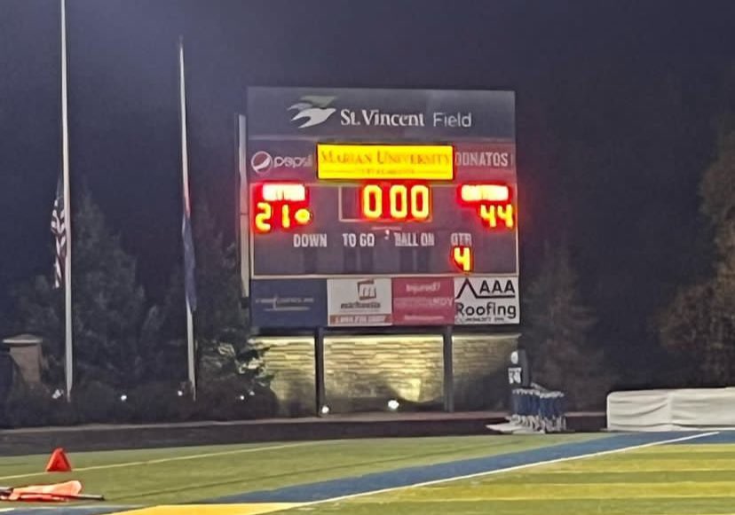 Great win at Cardinal Ritter this week. Can’t wait for Sectional Championship at home vs. Winchester next week.