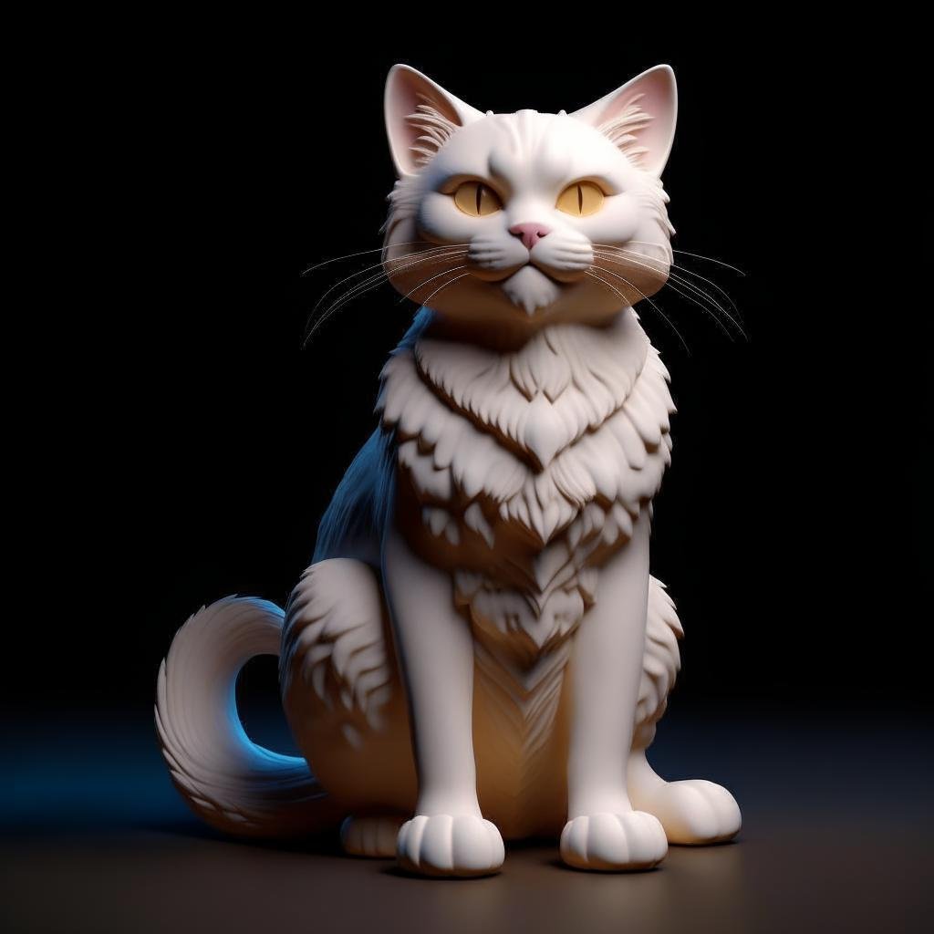 Look at my drawing #NFTs #opensea #Ethereum #MATIC #polygon #art #3d #BNB #Bitcoin #cats