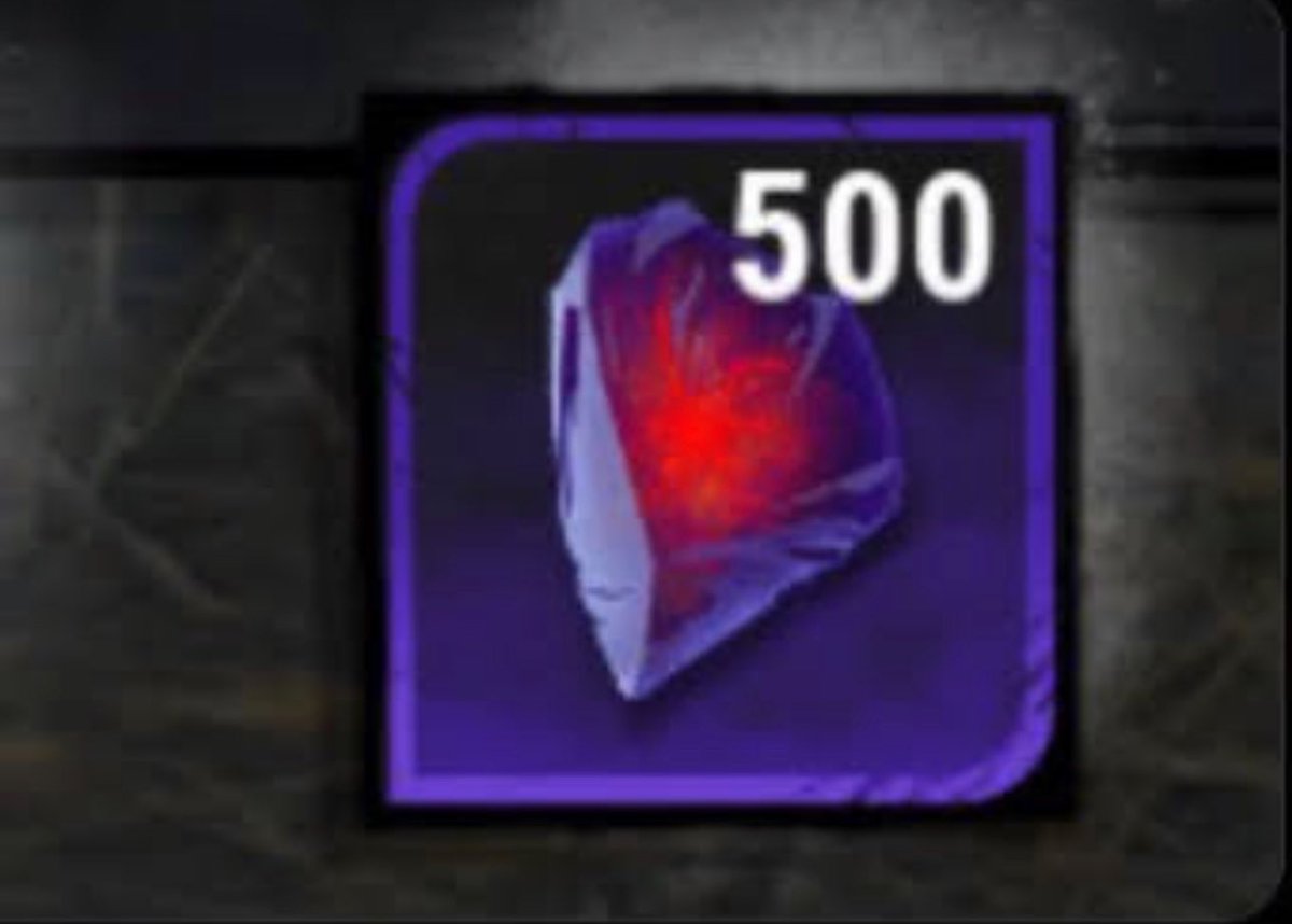 hysteriaxv's tweet photo. DBD CODE! DBDDAY39
500 iridescent shards and 500,000 blood points !! #DeadbyDaylgiht #DBD #dbdcode https://t.co/5K6SIJNb7S