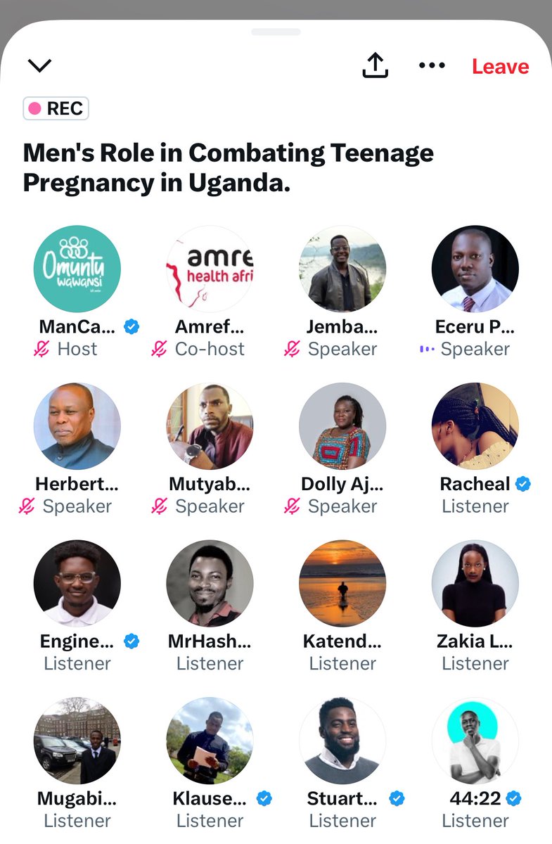 .@EceruPeter says it is important to have the discussion about teenage pregnancy and men have a big role 

#ManCaveUG 
#EndTeenagePregnancyUG