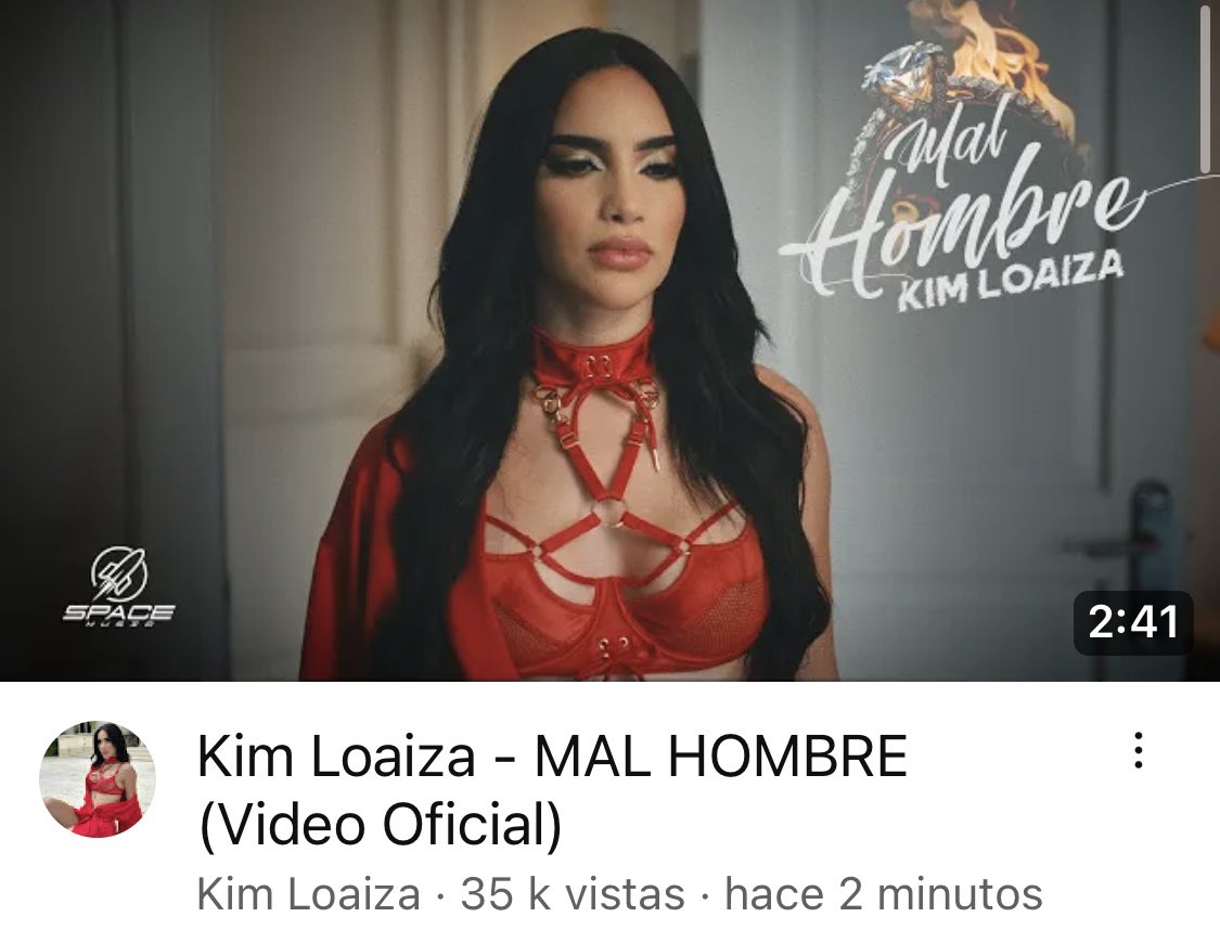 KimberlyLoaiza_'s tweet photo. Salió el video de MAL HOMBRE 💔

🧨 https://t.co/umHxNYW1n4
