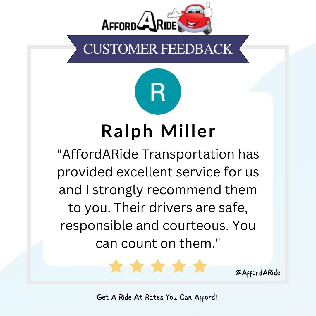 Grateful to Ralph Miller for leaving this review for us!

#carservice
#carservices
#chauffeur
#airporttransfer
#transportation
#blackcarservice
#chauffeurservice
#vip
#personaldriver
#review
#reviews
#affordaride
#affordaridereview
#affordaridereviews