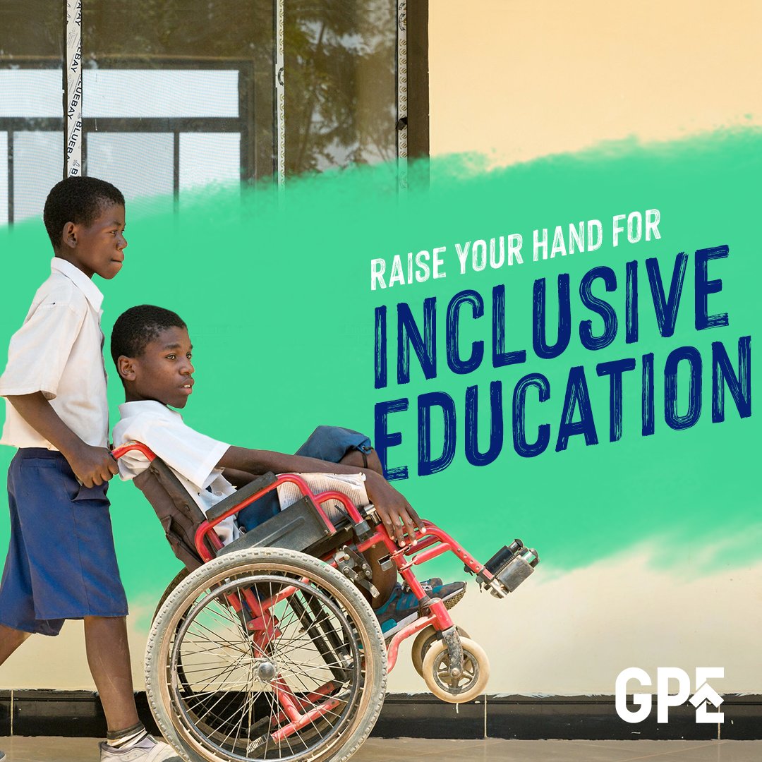 Only when education is truly inclusive can we reach #SDG4

#RaiseYourHand to make quality education accessible to everyone, everywhere! 🖐🏾✋🏼🙌🏿🖐🏻

#TransformingEducation
