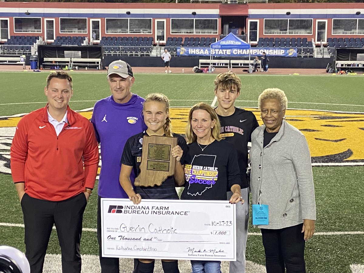 GCHS_Athletics's tweet photo. Katherine Constantino: IHSAA Mental Attitude Award Winner! https://t.co/MfuyBQJhqE