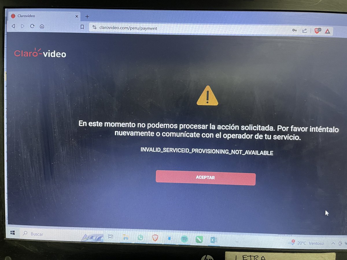 No puedo ver el contenido de Claro Video <a href="/ClaroPeru/">Claro Perú</a> ayudaaaaa