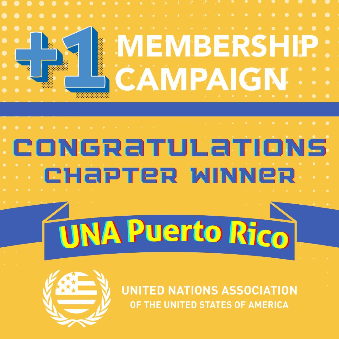 UNAUSA's tweet photo. 🏆✨ Celebrating Our UNA-USA +1 Membership Campaign Winners! ✨🏆

We are thrilled to announce the winners of our 2023 UNA-USA +1 Membership Campaign! With their unwavering dedication, they have welcomed the most new members into our ever-growing UNA-USA family.  #USAforUN https://t.co/lLR4JMaPoX