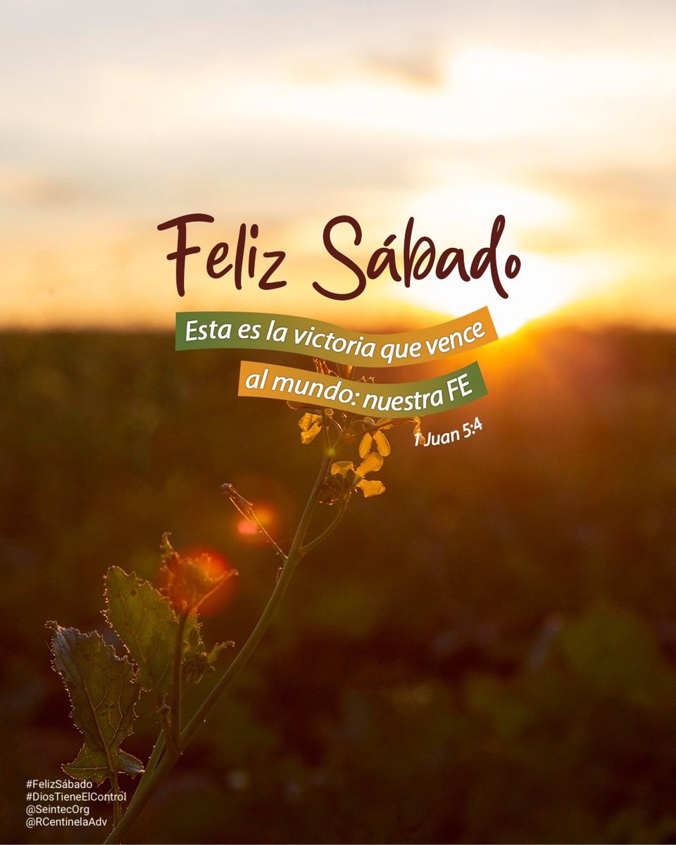 RCentinelaAdv's tweet photo. ¡Feliz Sábado! 🤍🙏🏼

Dios descansó
Dios lo bendijo
Dios lo santificó 

📖Mateo 6:33

#FelizSábado
#BendecidoSábado
#DiosTieneElControl
#JesusNuestraEsperanza
#JesúsVienePronto
#IglesiaAdventistaDelSeptimoDia
#AdventistChurch
#ASD
#SDA
#RadioCentinelaAdventista
#SeintecOrg
#México https://t.co/cAUxd9UOs6