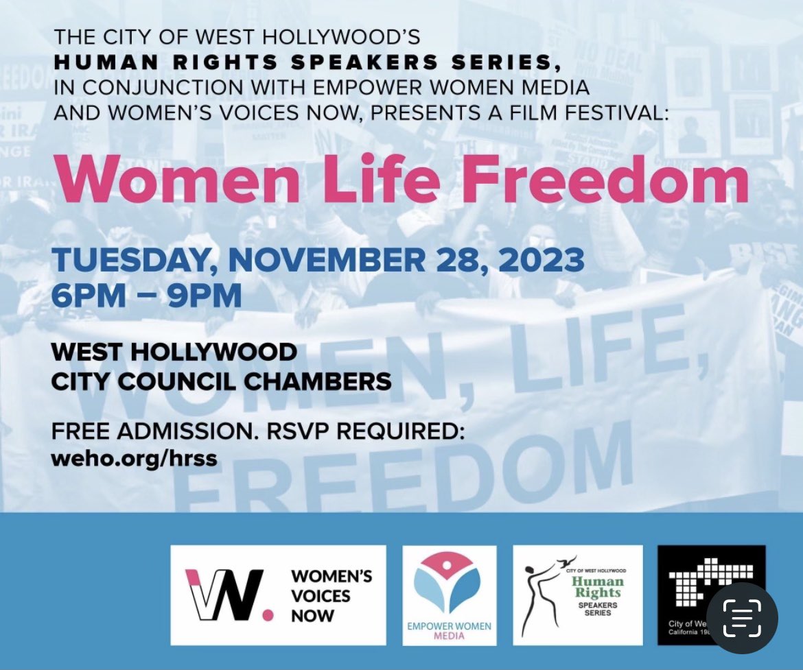 MSVGlobal's tweet photo. @AlinejadMasih #WomenLifeFreedom @shirintaber @SagharKasraie are keeping call alive. @UNWomenWatch @4FreedominIran @ReutersIran https://t.co/xap7WBeBKK