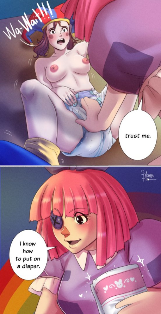 Theselenebunny's tweet photo. I just watched the amazing digital circus and... I feel the overwhelming need to put these two girls together ♥ You can see it in better resolution here:
https://t.co/33OTefxKYC https://t.co/l2TQ6siyBS