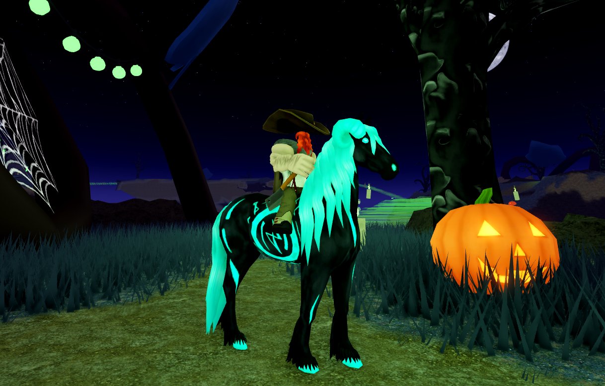 Wild horse island Roblox Friesian horse in 2023